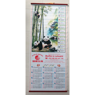 Calendrier façon Bambou 2026 made in China