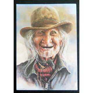 Double carte Herder's Humor par Mike Scovel 12 x 17 cm