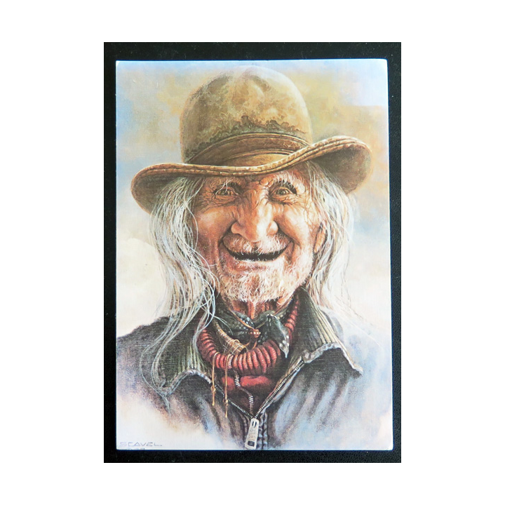 Double carte Herder's Humor par Mike Scovel 12 x 17 cm