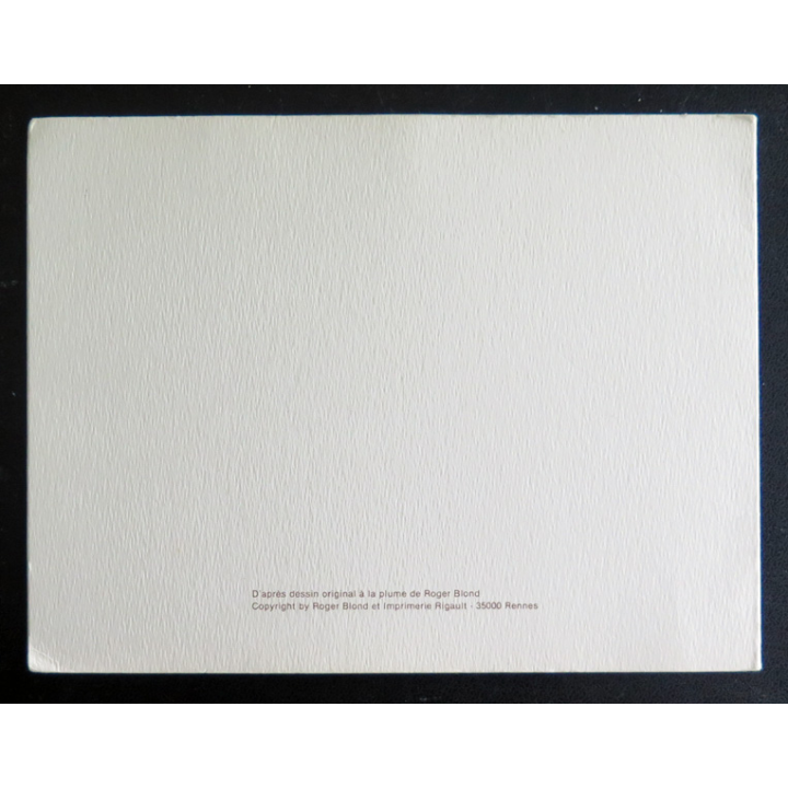 Double carte de Cesson Sévigné Arrivée du Tramway électrique au bourg en 1909 16,7 x 12,7 cm