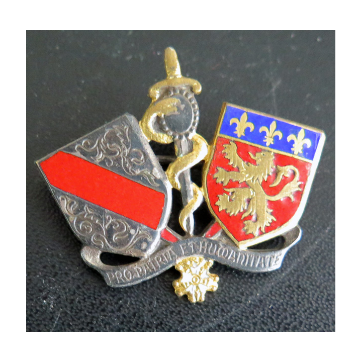 école du service de santé de Lyon de fabrication Drago H. 251 émail