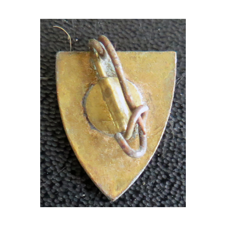 FNDS : épinglette de la Fédération nationale des donneurs de sang en émail