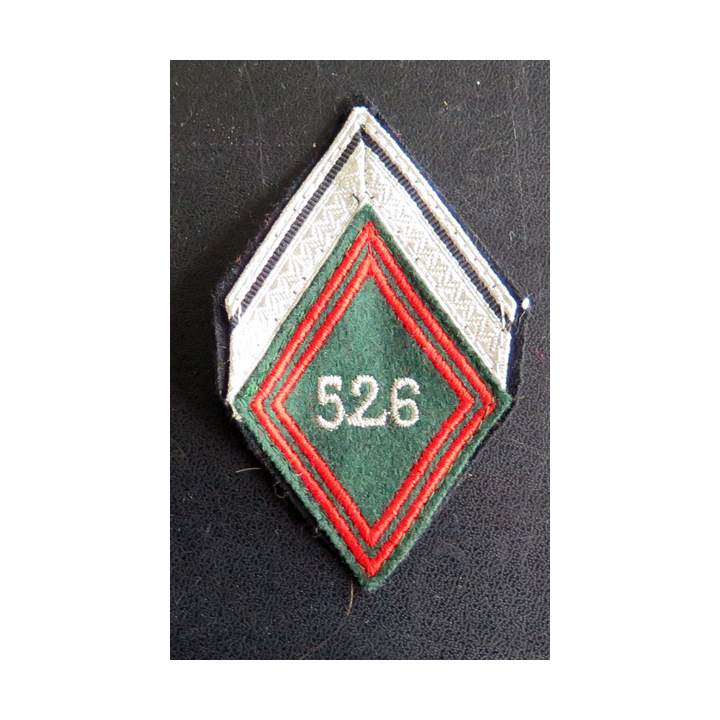 526° RT : Galon de sergent ADL du 526° régiment du train sans crochets de fixation