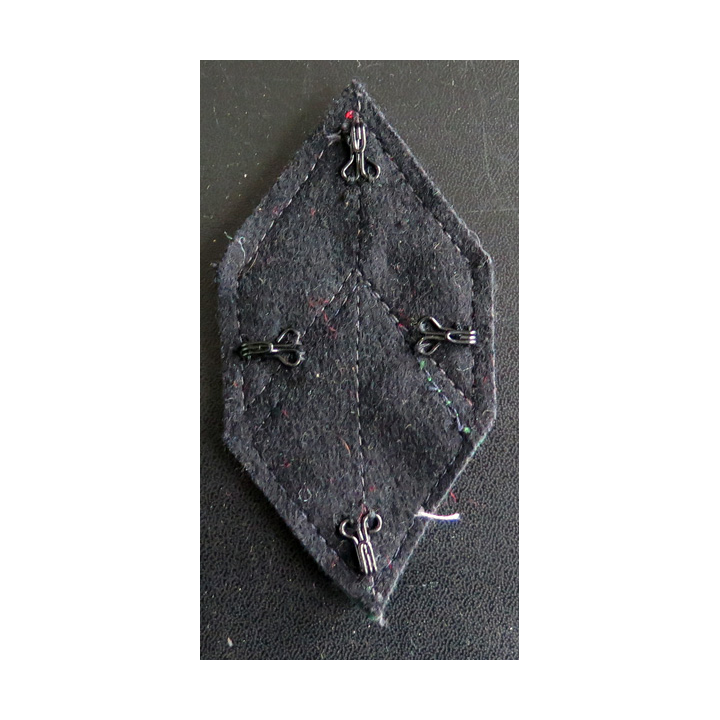 526° RT : Galon de caporal chef PDL du 526° régiment du train avec crochets de fixation