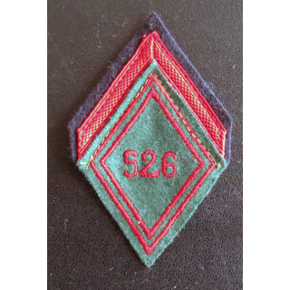 526° RT : Galon de 1° Classe appelé (PDL) du 526° régiment du train sans crochets de fixation
