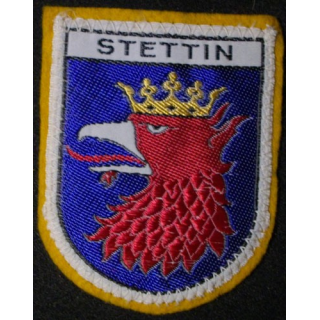 INSIGNE TISSU : STETTIN (DIMENSION 5,5 x 7 cm)