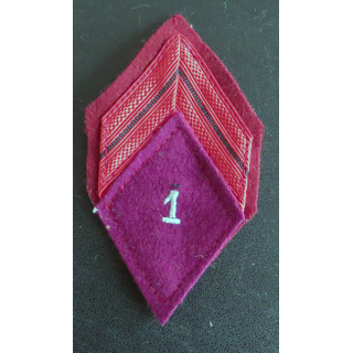 1° RMED : Galon de caporal appelé (PDL) du 1° régiment médical avec crochets de fixation