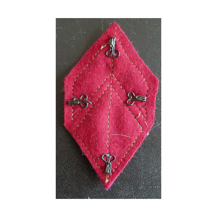 1° RMED : Galon de caporal appelé (PDL) du 1° régiment médical avec crochets de fixation