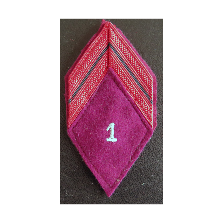 1° RMED : Galon de caporal appelé (PDL) du 1° régiment médical sans crochets de fixation