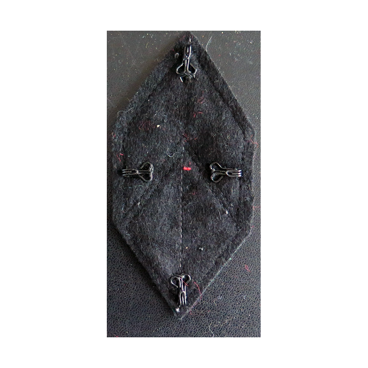 526° RT : Galon de caporal chef PDL du 526° régiment du train avec crochets de fixation