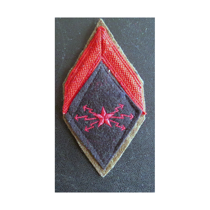 TC : Galon de 1° Classe appelé (PDL) des télégraphistes coloniaux sur tissu kaki