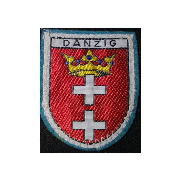 INSIGNE TISSU : DANZIG (DIMENSION 5,5 x 6,8 cm)