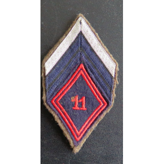 11° RC : Galon de brigadier chef du 11° régiment de cuirassiers