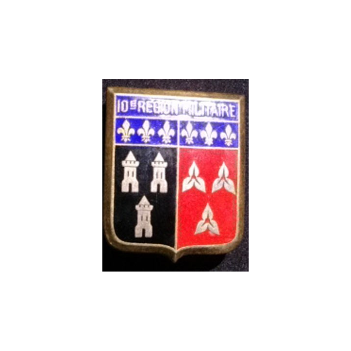 10° RM : 10° RÉGION MILITAIRE ÉMAIL (ARTHUS BERTRAND)