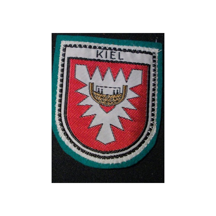INSIGNE TISSU : KIEL (DIMENSION 5,5 x 6,5 cm)