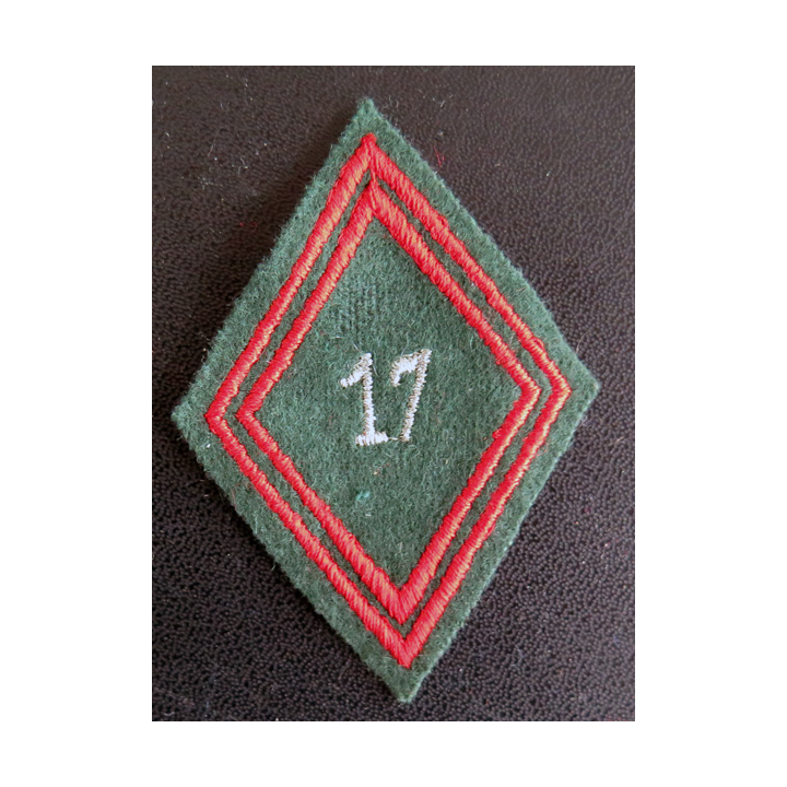 LOSANGE DE BRAS MODÈLE 45 : losange cadre de la 17° compagnie de circulation routière CCR