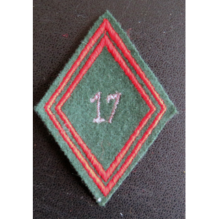 LOSANGE DE BRAS MODÈLE 45 : losange cadre de la 17° compagnie de circulation routière CCR