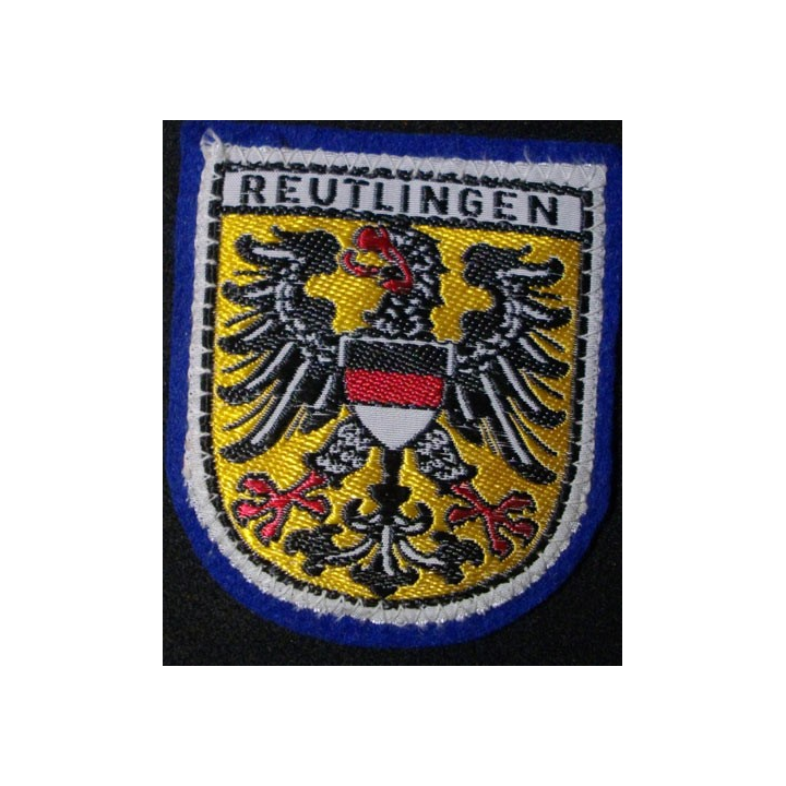 INSIGNE TISSU : REUTLINGEN (DIMENSION 5,5 x 6,5 cm)