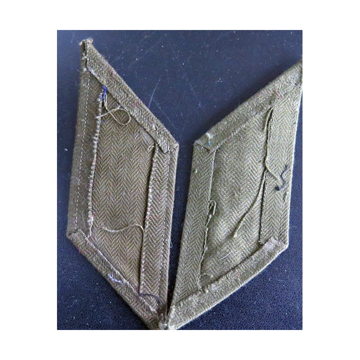 ALLEMAGNE : paire de galons allemands Hauptgefreiter Caporal