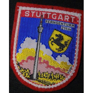 INSIGNE TISSU : STUTTGART (DIMENSION 5,5 x 6,7 cm)