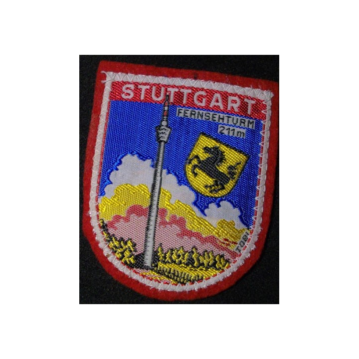 INSIGNE TISSU : STUTTGART (DIMENSION 5,5 x 6,7 cm)