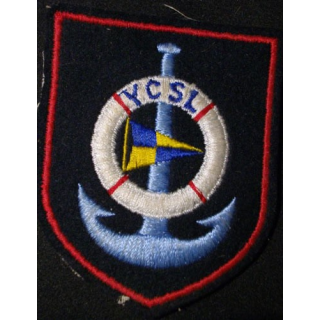 INSIGNE TISSU : YACHT CLUB DE SAINT LUNAIRE (7 x 8,5 cm)