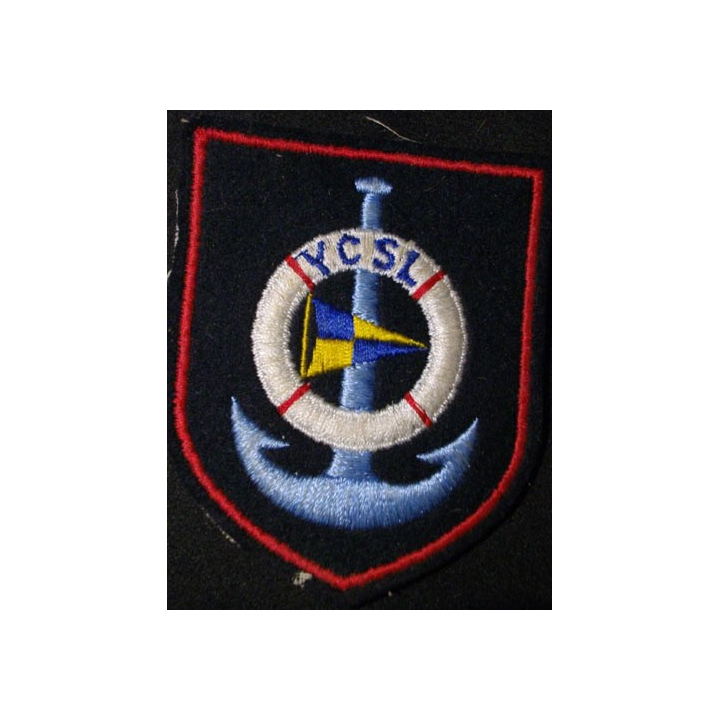 INSIGNE TISSU : YACHT CLUB DE SAINT LUNAIRE (7 x 8,5 cm)