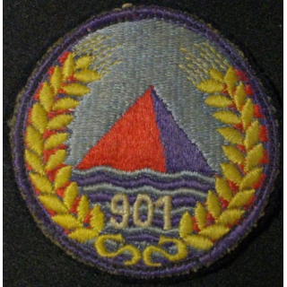 INSIGNE TISSU : 1°ARMÉE BASE OPÉRATIONS 901 (DIAMÈTRE 6,5 cm)