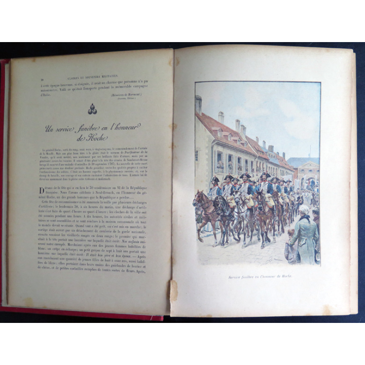 Gloire et souvenirs militaires de Charles Bigot 1898 cartonné