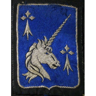 INSIGNE TISSU : 20°DIVISION D'INFANTERIE (DIMENSION 5,8 x 7,5 cm