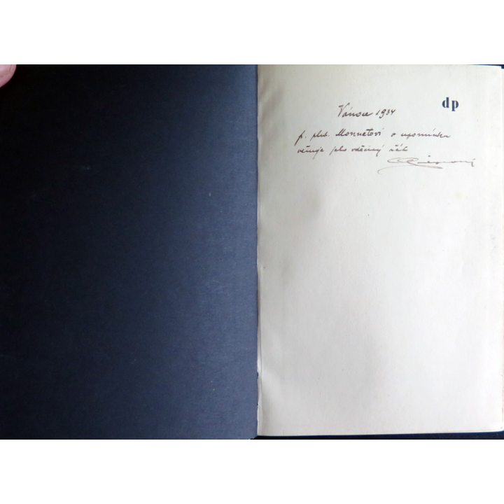 Hlavou proti zdi  de Vladimir Drnák (en tchèque) 1934