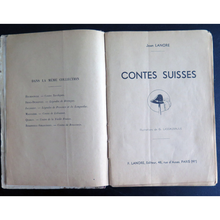 Contes suisses de Fernand Lanore 1944