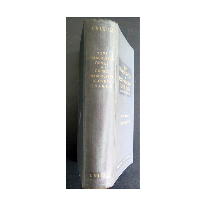 Dictionnaire franco tchèque Sestavila a zpracovala 1935