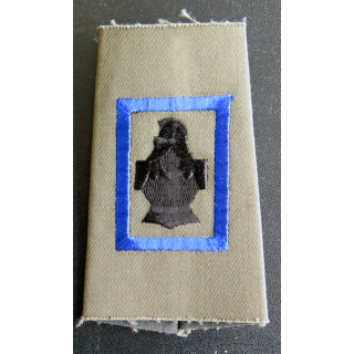 5° RG : fourreau de la 1° compagnie de combat bleu du 5° régiment du génie cuirasse sans chiffre