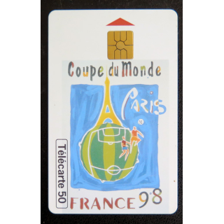 Carte téléphonique Télécarte 50 Coupe du monde 98