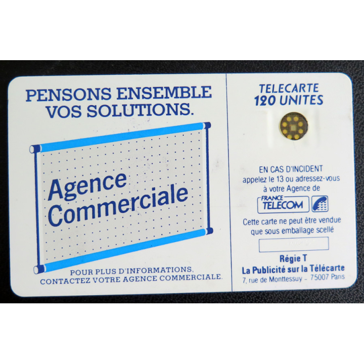 Carte téléphonique Télécarte 120 France Telecom 600 agences partout en France