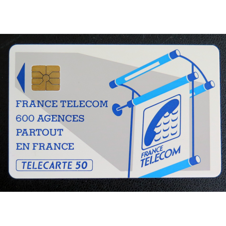 Carte téléphonique Télécarte 50 France Telecom 600 agences partout en France