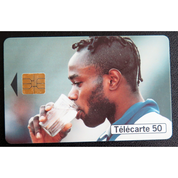 Carte téléphonique Télécarte 50 Coupe du monde 98 Taribo West Nigeria