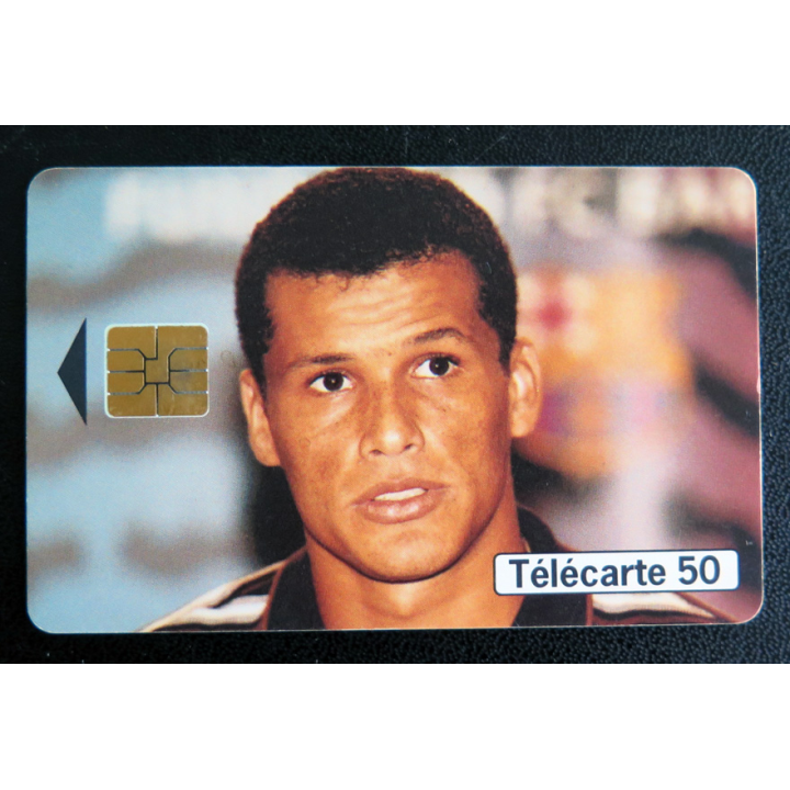 Carte téléphonique Télécarte 50 Coupe du monde 98 Rivaldo Brésil