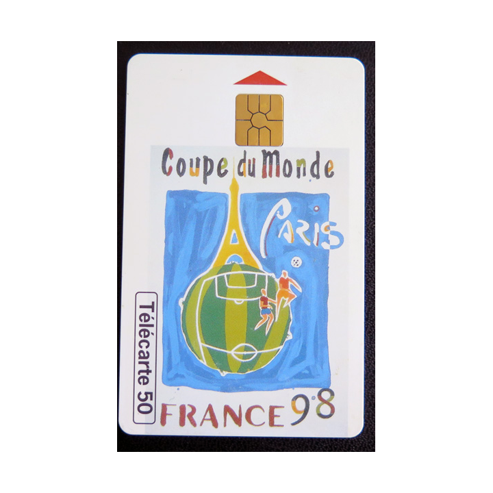 Carte téléphonique Télécarte 50 Coupe du monde 98