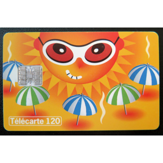 Carte téléphonique Télécarte 120 Voilà les beaux jours qui reviennent