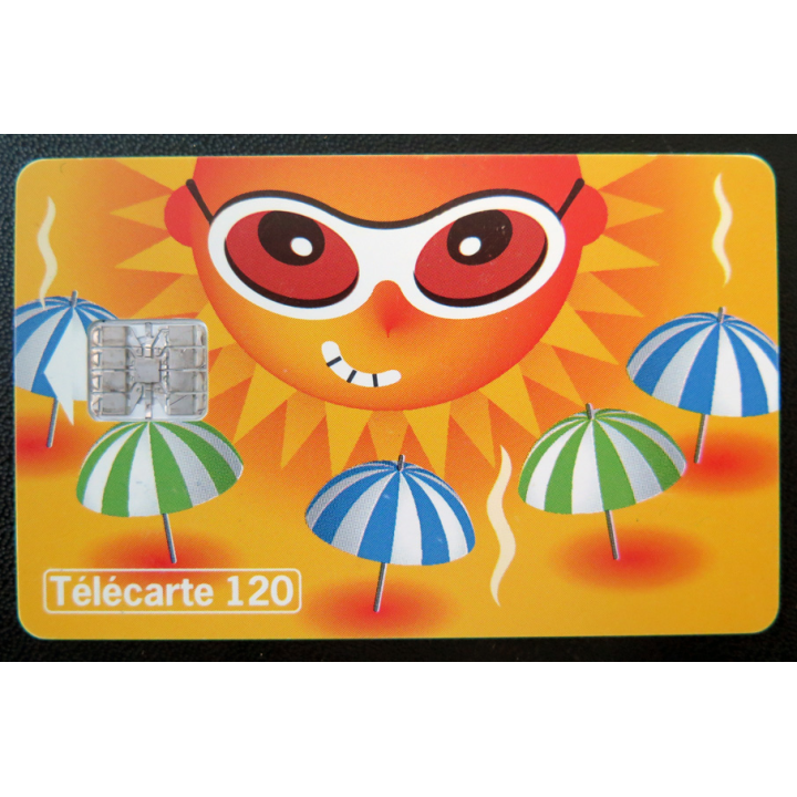 Carte téléphonique Télécarte 120 Voilà les beaux jours qui reviennent
