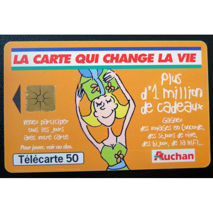 Carte téléphonique Télécarte 50 La Carte qui change la vie