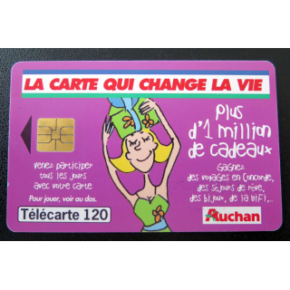 Carte téléphonique Télécarte 120 La Carte qui change la vie