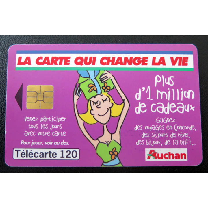 Carte téléphonique Télécarte 120 La Carte qui change la vie