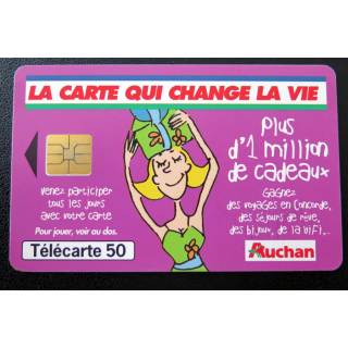 Carte téléphonique Télécarte 50 La Carte qui change la vie