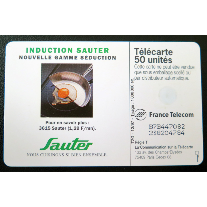 Carte téléphonique Télécarte 50 Sauter