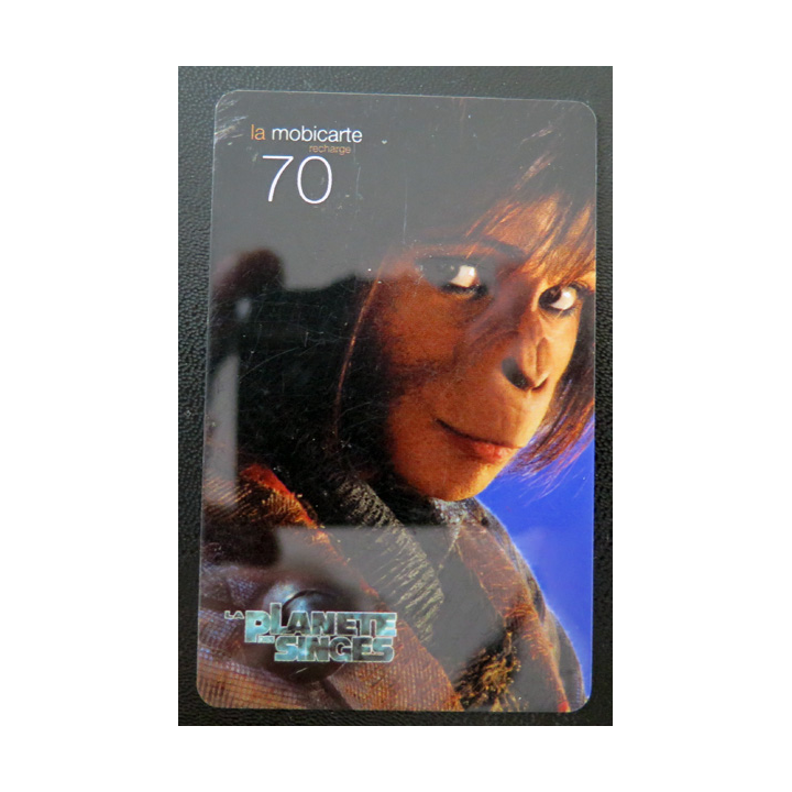 Carte téléphonique Mobicarte 70 La Plante des singes