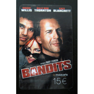 Carte téléphonique Mobicarte 15 € Bandits