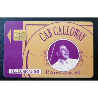 Carte téléphonique Télécarte 50 L'art Vocal Cab Calloway